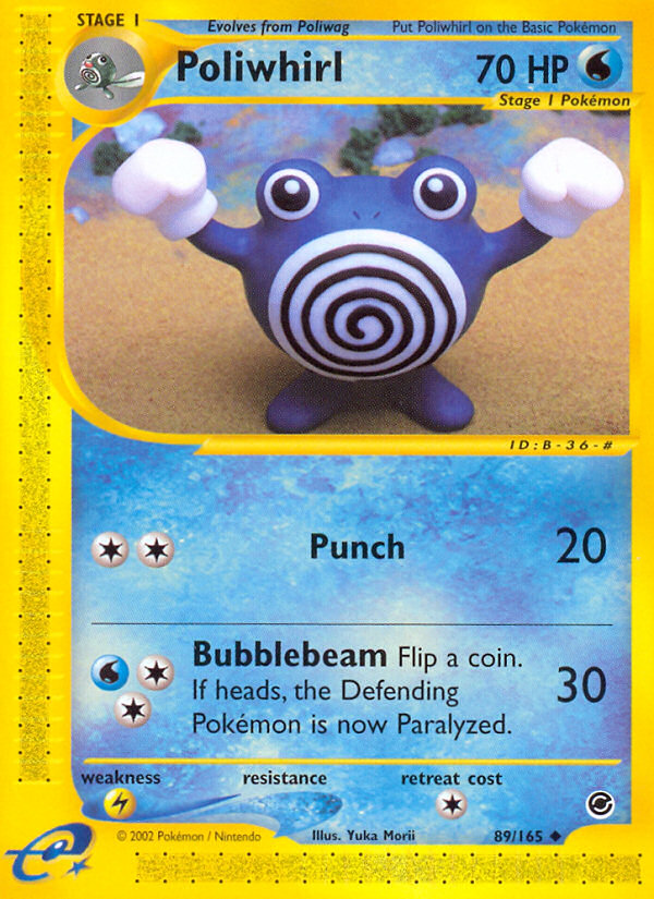 Poliwhirl 89/165 Uncommon | Expedition Base Set | Pokemon Card