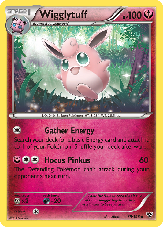 Wigglytuff 89/146 Rare | XY | Pokemon Card