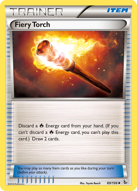 Fiery Torch 89/106 Uncommon | Flashfire | Pokemon Card