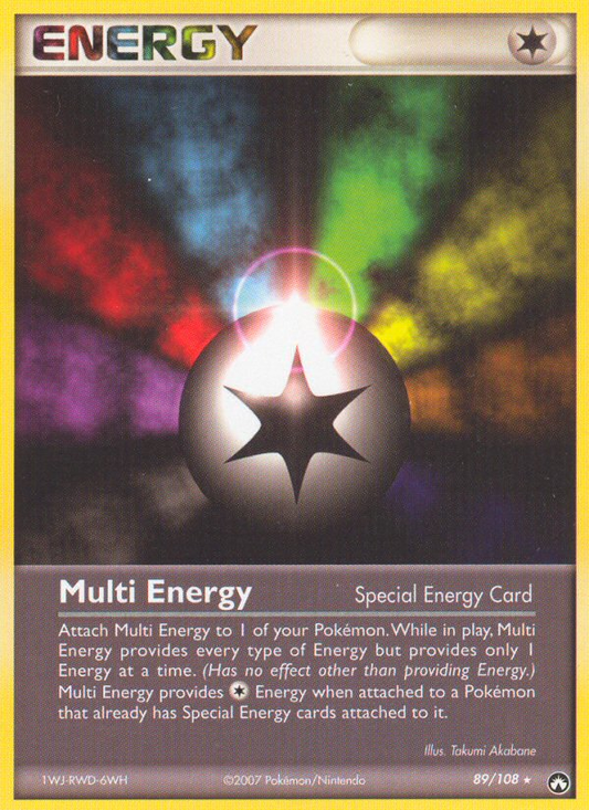 Multi Energy 89/108 Rare | Power Keepers | Pokemon Card