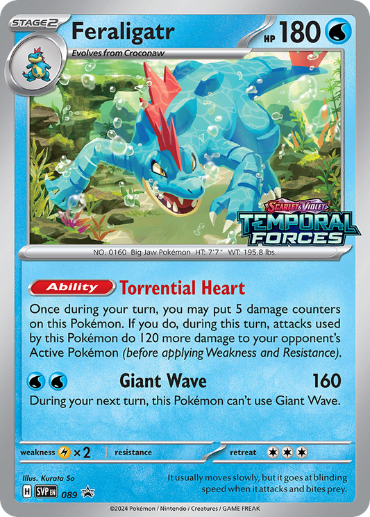 Feraligatr #89 Promo | Scarlet & Violet Black Star Promos | Pokemon Card