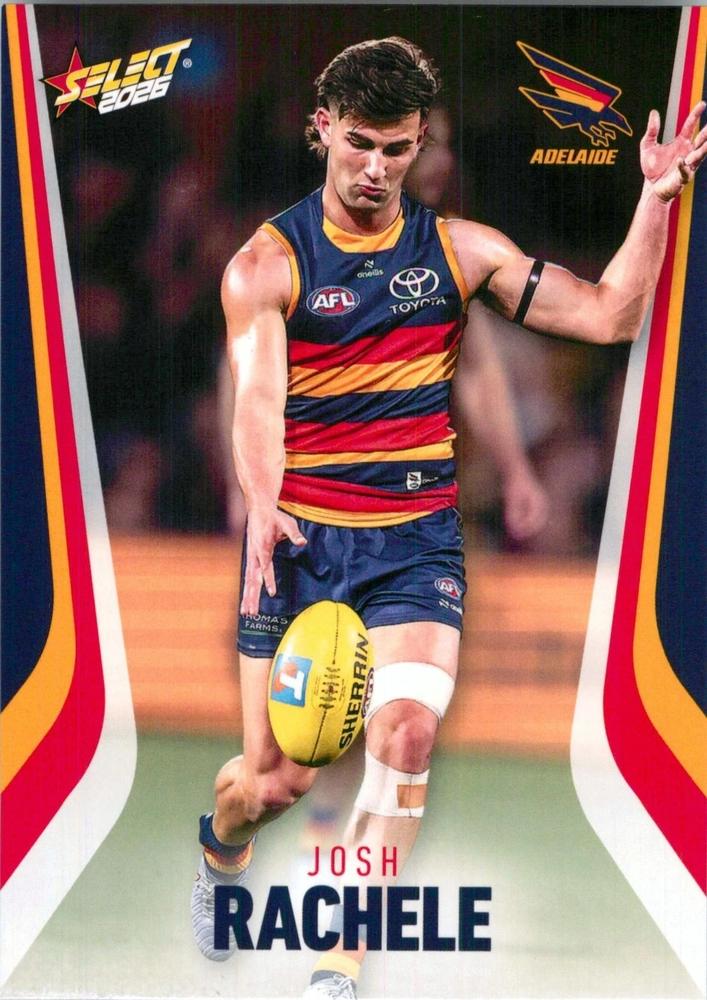 Josh Rachele #8 Adelaide Crows | 2026 Select AFL Footy Stars | Trading Card
