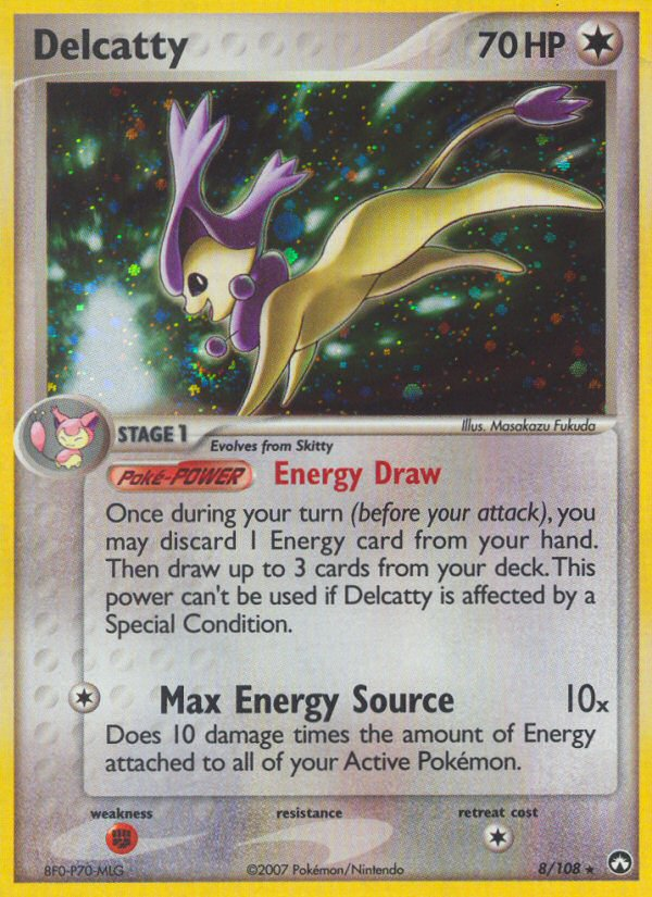 Delcatty 8/108 Rare Holo | Power Keepers | Pokemon Card