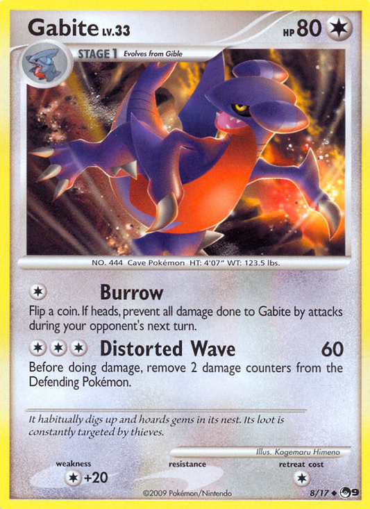 Gabite 8/17 Uncommon | POP Series 9 | Pokemon Card
