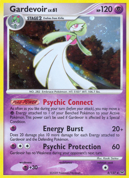 Gardevoir 8/127 Rare | Platinum | Pokemon Card