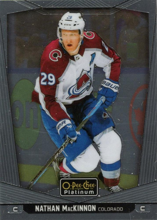 Nathan MacKinnon #90 Colorado Avalanche | 2024-25 O-Pee-Chee Platinum | NHL Trading Card