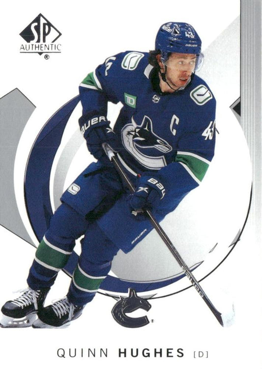 Quinn Hughes #90 Vancouver Canucks | 2024-25 SP Authentic | NHL Trading Card
