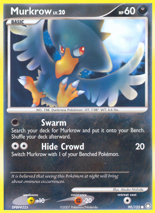 Murkrow 90/123 Common | Mysterious Treasures | Pokemon Card