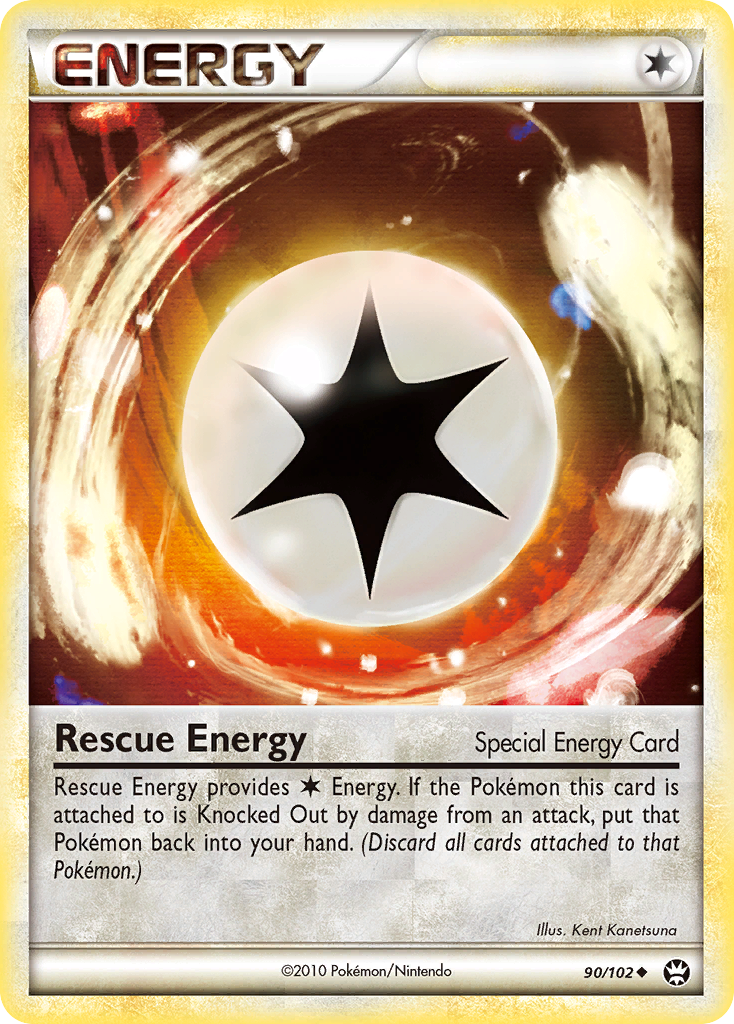Rescue Energy 90/102 Uncommon | HS—Triumphant | Pokemon Card