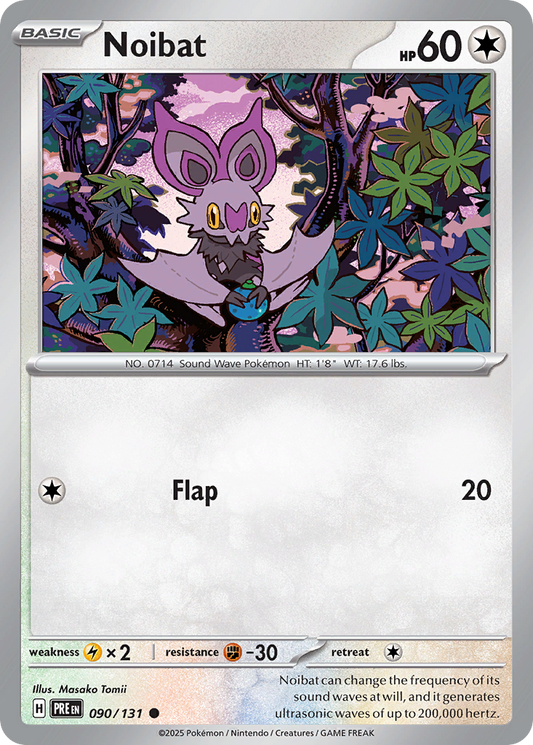 Noibat 90/131 Common | Prismatic Evolutions | Pokemon Card