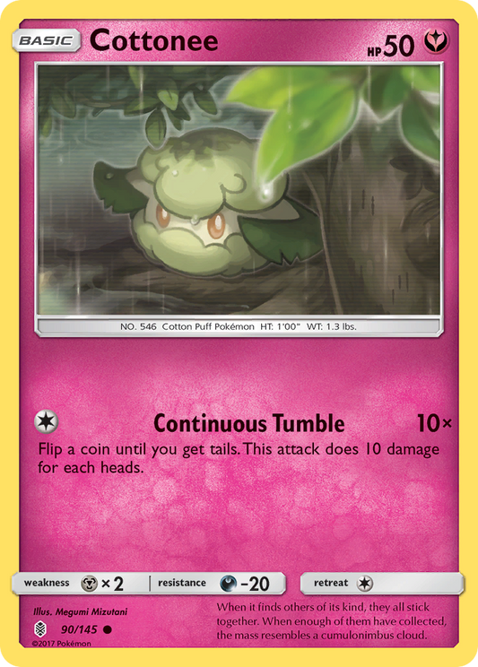 Cottonee 90/145 Common | Guardians Rising | Pokémon Card