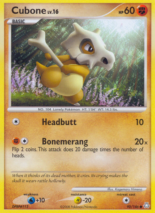 Cubone 90/146 Common | Legends Awakened | Pokemon Card