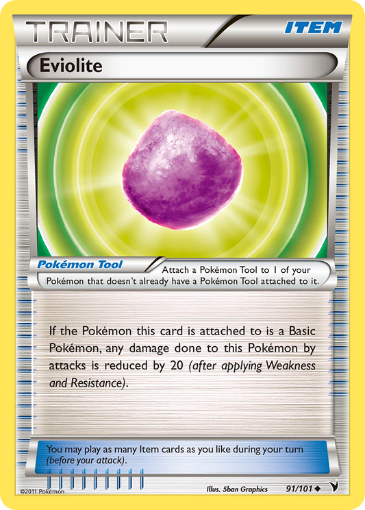 Eviolite 91/101 Uncommon | Noble Victories | Pokemon Card