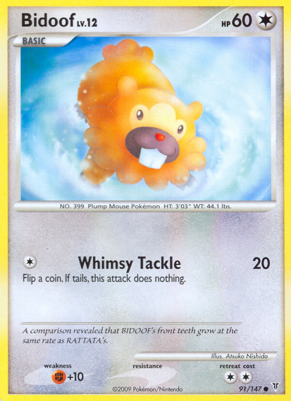 Bidoof 91/147 Common | Supreme Victors | Pokemon Card