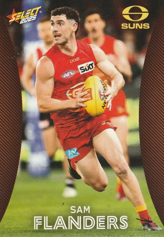Sam Flanders #92 Gold Coast Suns | 2025 Select AFL Footy Stars | Trading Card
