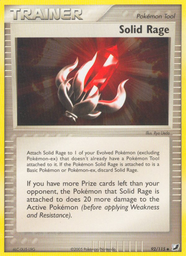 Solid Rage 92/115 Uncommon | Unseen Forces | Pokemon Card