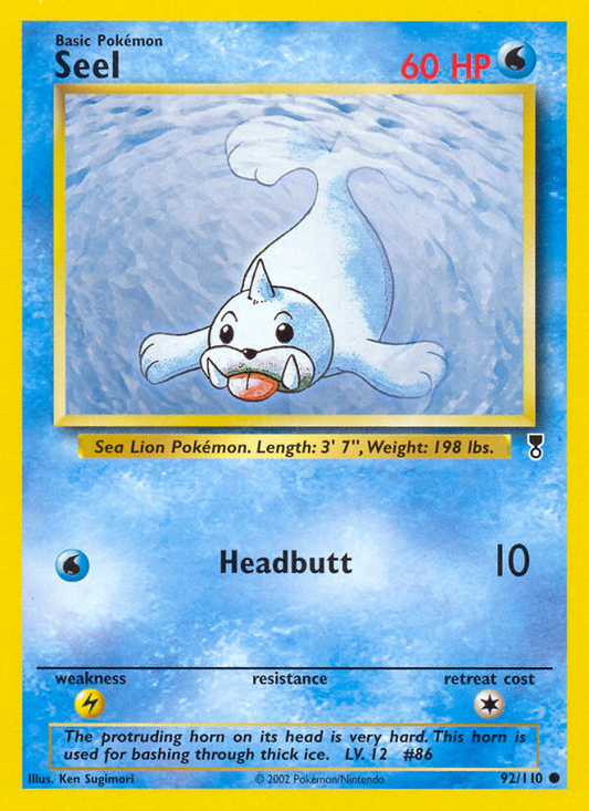 Seel 92/110 Common | Legendary Collection | Pokemon Card