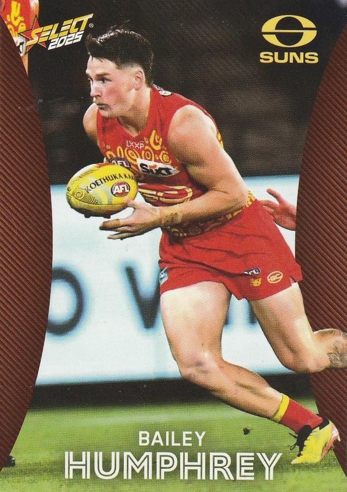 Bailey Humphrey #93 Gold Coast Suns | 2025 Select AFL Footy Stars | Trading Card