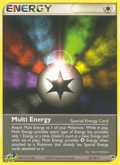 Multi Energy 93/100 Rare | Sandstorm | Pokemon Card