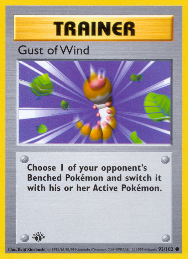 Gust of Wind 93/102 Common | Base | Pokemon Card