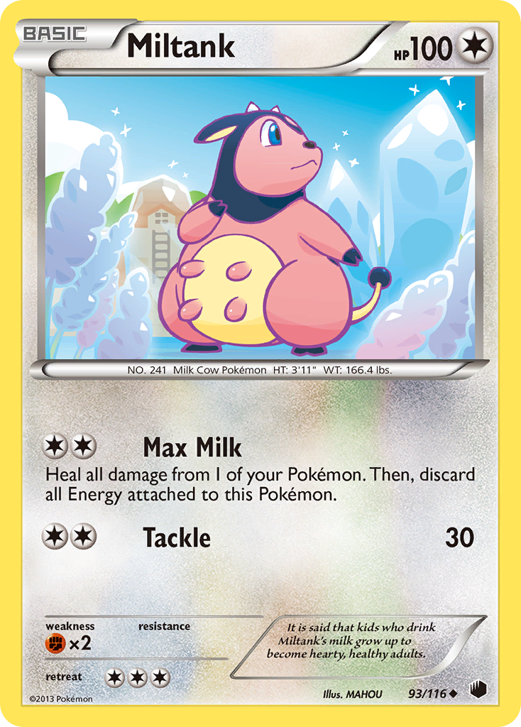 Miltank 93/116 Uncommon | Plasma Freeze | Pokemon Card