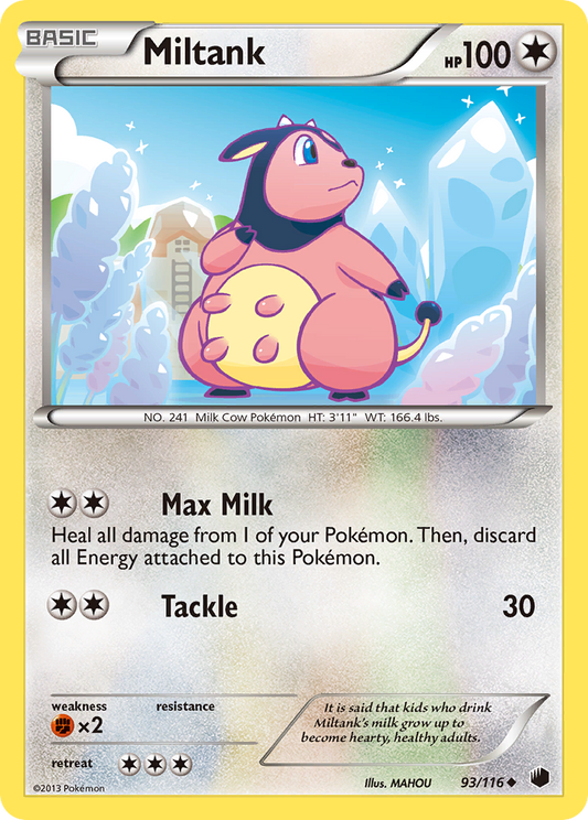 Miltank 93/116 Uncommon | Plasma Freeze | Pokemon Card