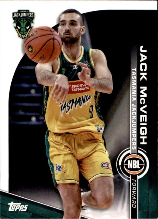 Jack McVeigh #94 Tasmania JackJumpers | 2023-24 Topps NBL | NBL Trading Card