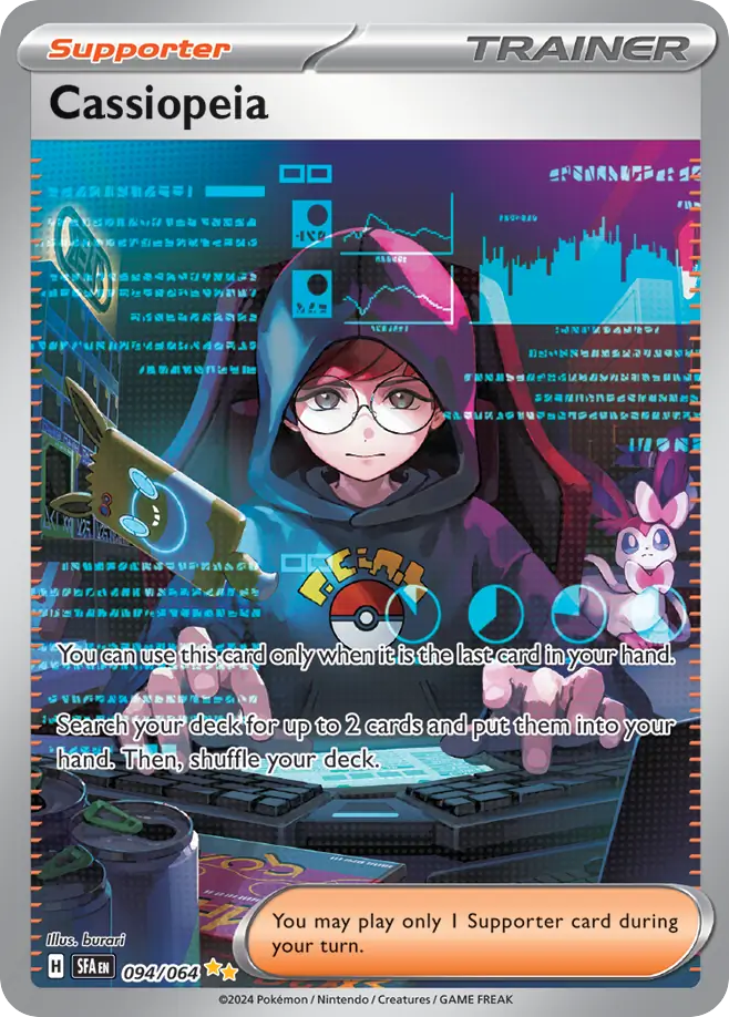 Cassiopeia 94/64 Special Illustration Rare | Shrouded Fable | Pokemon Card