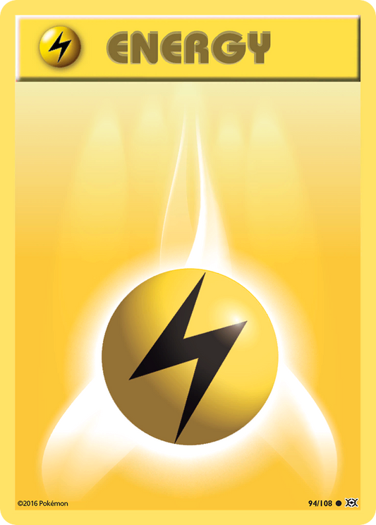 Lightning Energy 94/108 Common | Evolutions | Pokemon Card
