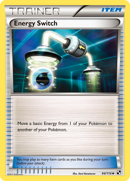 Energy Switch 94/114 Uncommon | Black & White | Pokemon Card