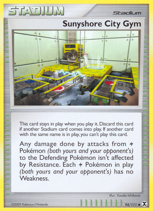 Sunyshore City Gym 94/111 Uncommon | Rising Rivals | Pokemon Card