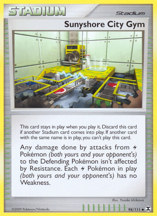 Sunyshore City Gym 94/111 Uncommon | Rising Rivals | Pokemon Card