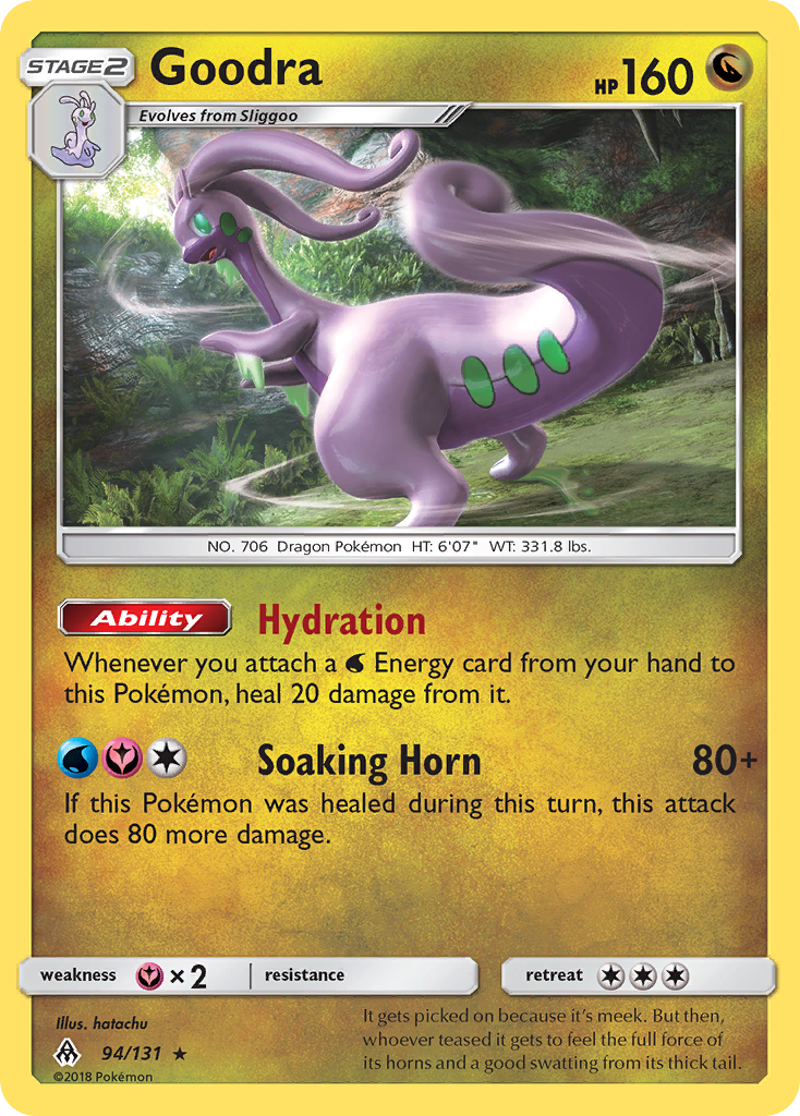Goodra 94/131 Rare Holo | Forbidden Light | Pokemon Card