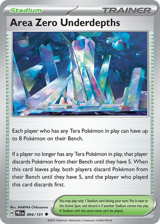 Area Zero Underdepths 94/131 Uncommon | Prismatic Evolutions | Pokemon Card