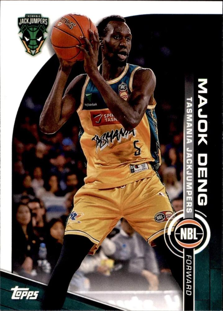 Majok Deng #95 Tasmania JackJumpers | 2023-24 Topps NBL | NBL Trading Card