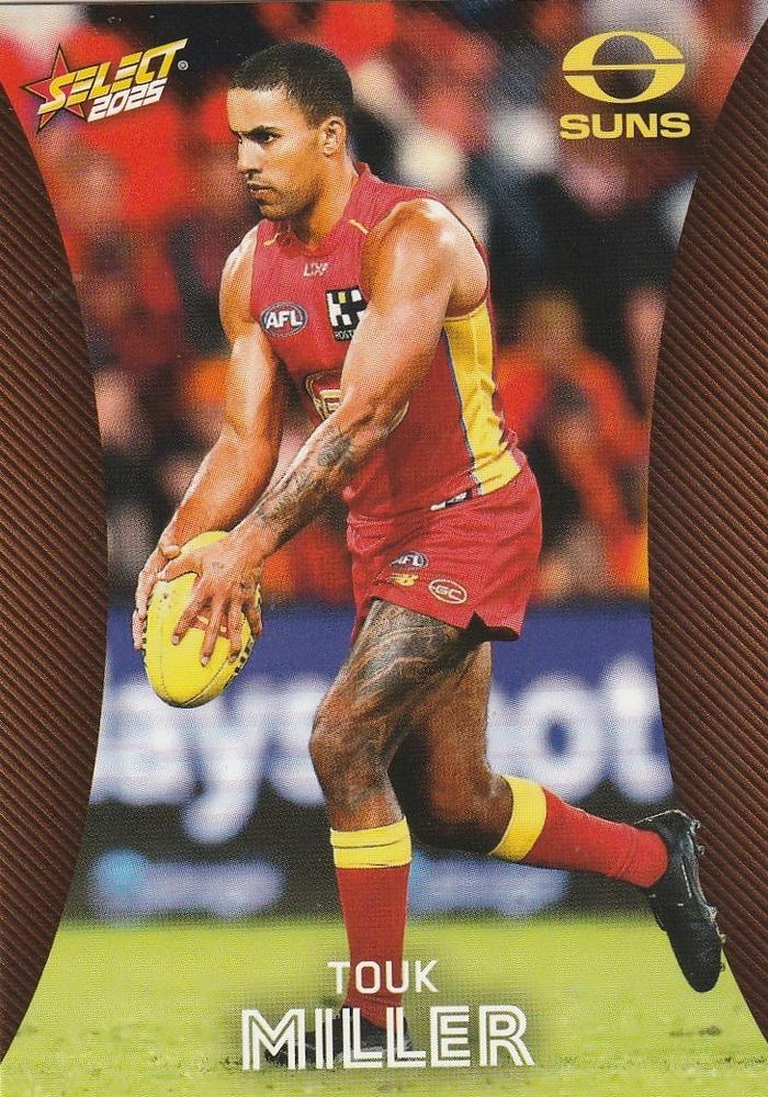 Touk Miller #95 Gold Coast Suns | 2025 Select AFL Footy Stars | Trading Card