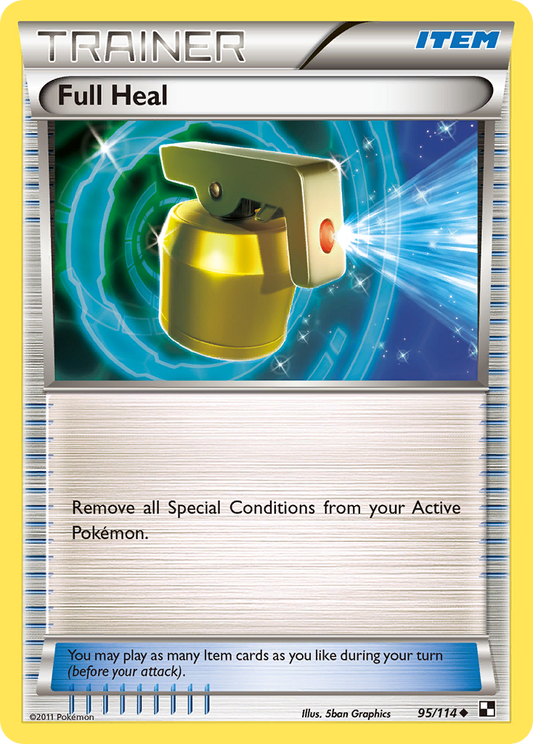 Full Heal 95/114 Uncommon | Black & White | Pokemon Card