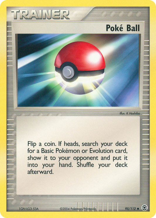 Poké Ball 95/112 Uncommon | FireRed & LeafGreen | Pokemon Card