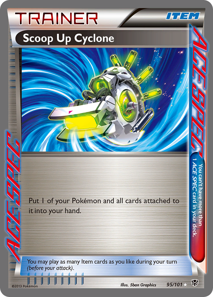 Scoop Up Cyclone 95/101 Rare ACE | Plasma Blast | Pokemon Card