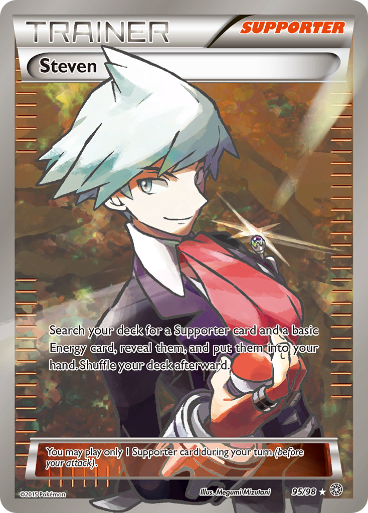 Steven 95/98 Rare Ultra | Ancient Origins | Pokemon Card