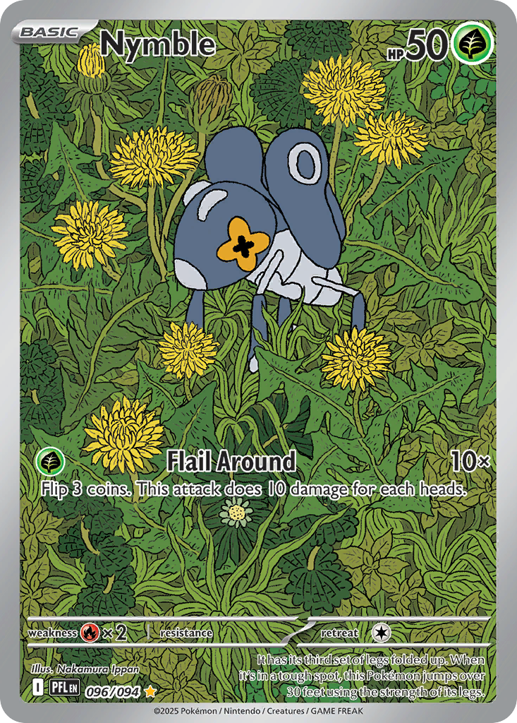 Nymble 96/94 Illustration Rare | Phantasmal Flames | Pokemon Card