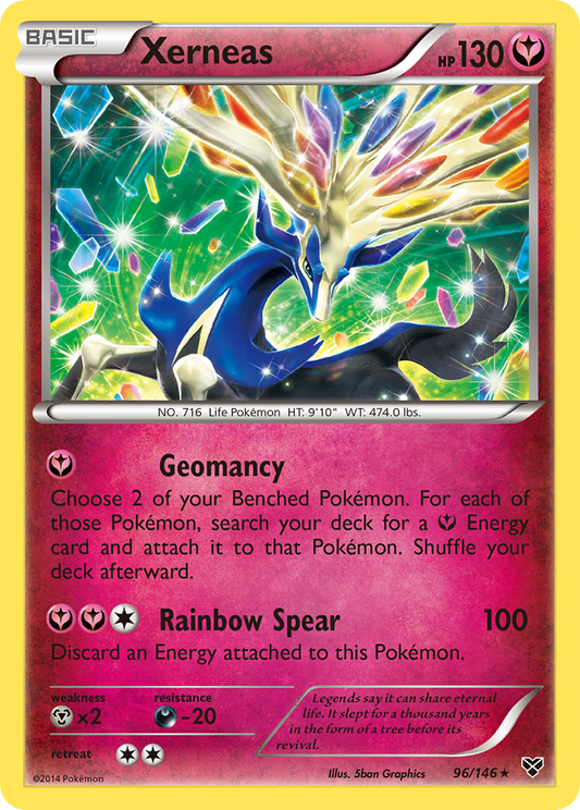 Xerneas 96/146 Rare | XY | Pokemon Card