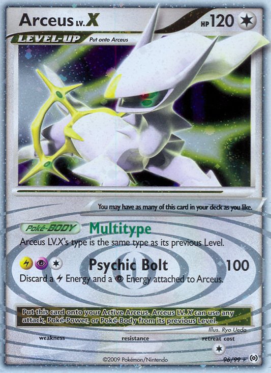 Arceus LV.X 96/99 Rare Holo LV.X | Arceus | Pokemon Card