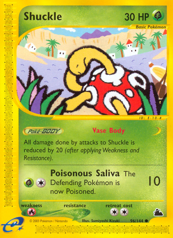 Shuckle 96/144 Common | Skyridge | Pokemon Card