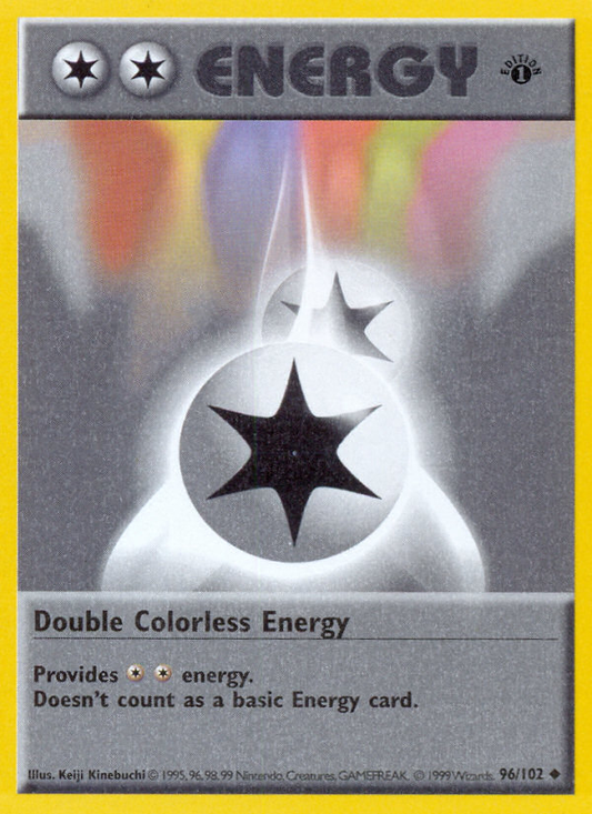 Double Colorless Energy 96/102 Uncommon | Base | Pokemon Card