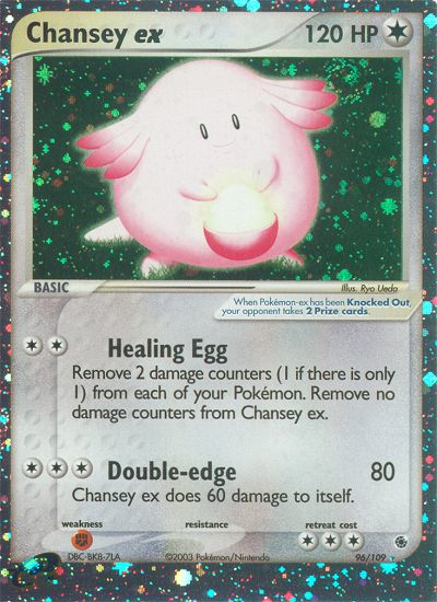 Chansey ex 96/109 Rare Holo EX | Ruby & Sapphire | Pokemon Card