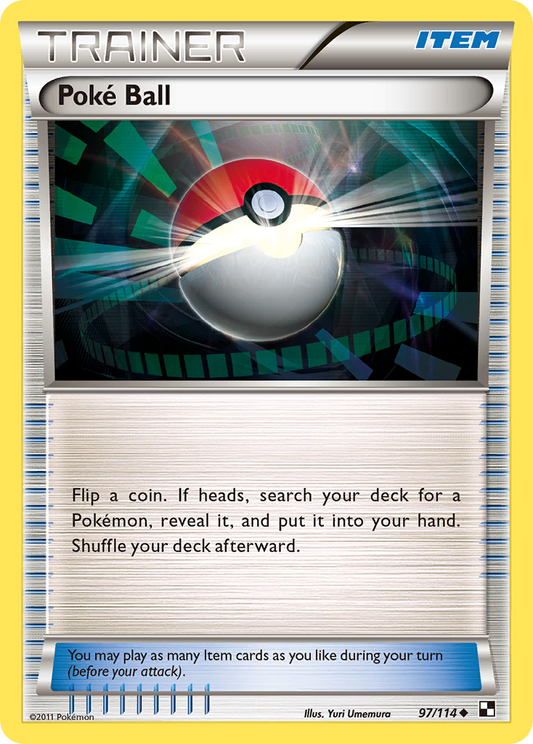 Poké Ball 97/114 Uncommon | Black & White | Pokemon Card