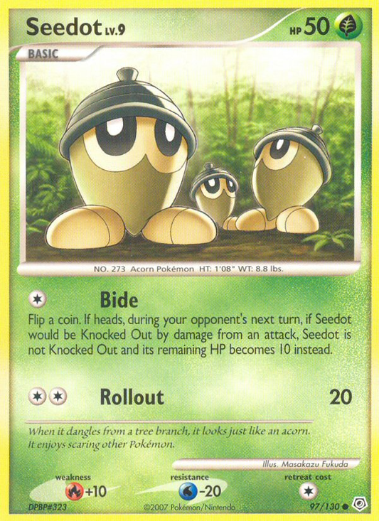 Seedot 97/130 Common | Diamond & Pearl | Pokemon Card