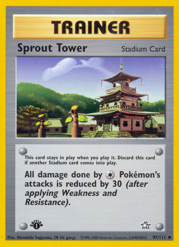 Sprout Tower 97/111 Uncommon | Neo Genesis | Pokemon Card