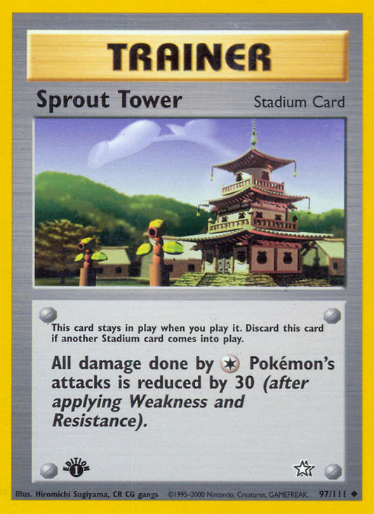 Sprout Tower 97/111 Uncommon | Neo Genesis | Pokemon Card